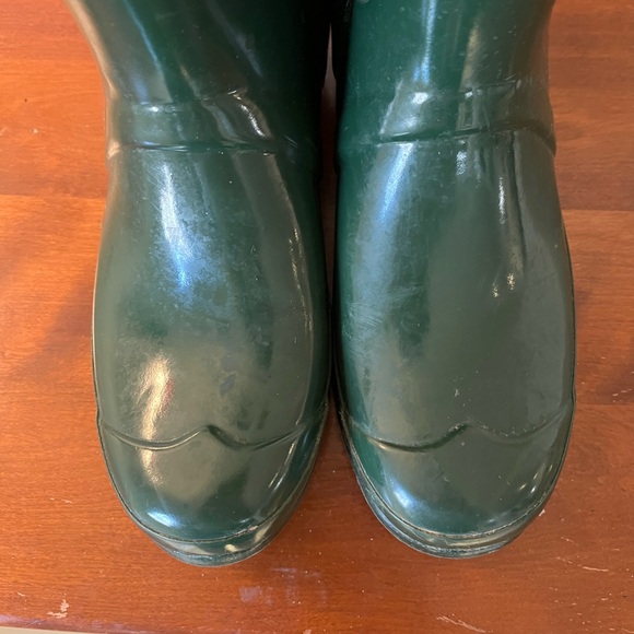 Hunter Dark Green Waterproof Rain Boots - Picture 9 of 11